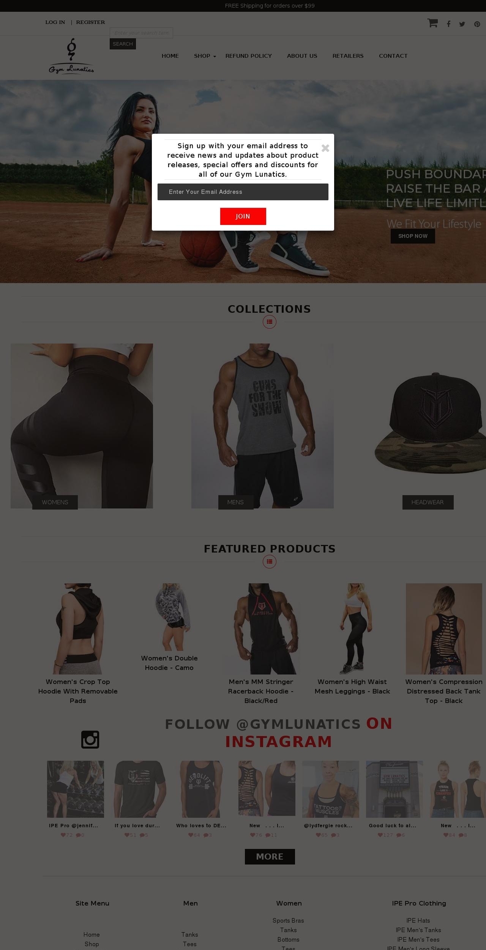 musclemotivationapparel.com — Shopify storefront screenshot
