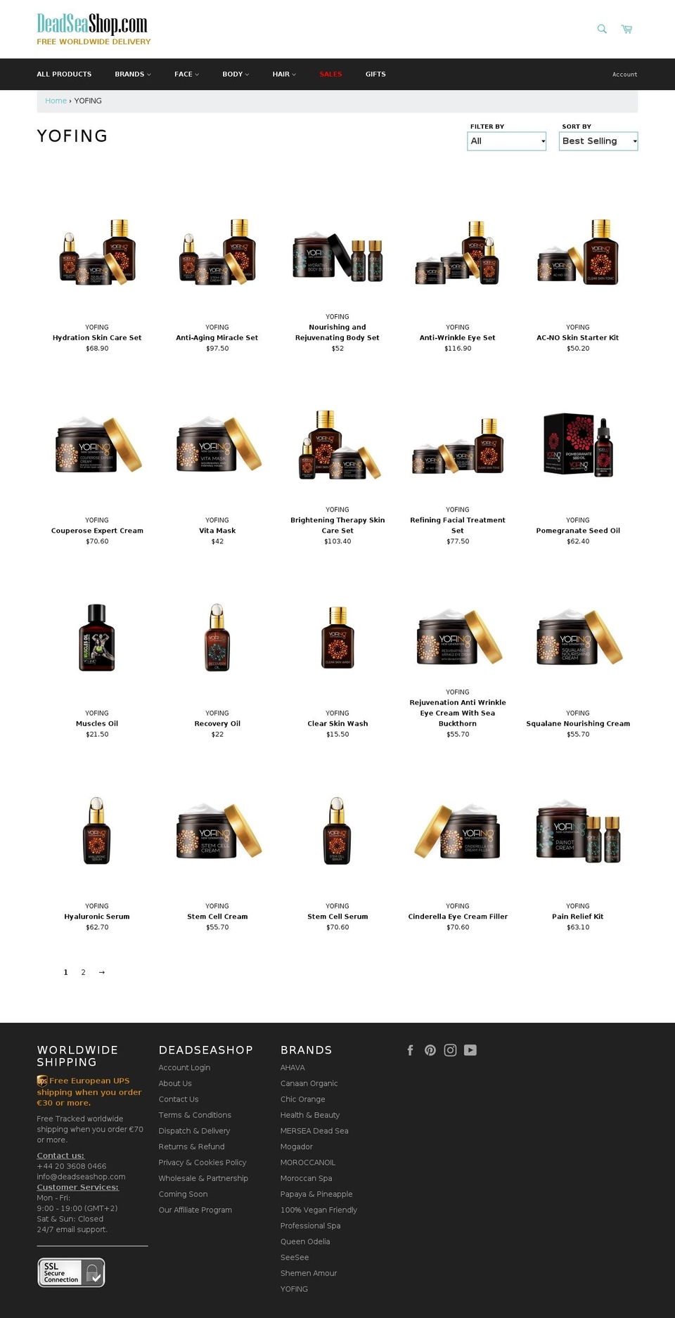musclesoil.com — Shopify storefront screenshot