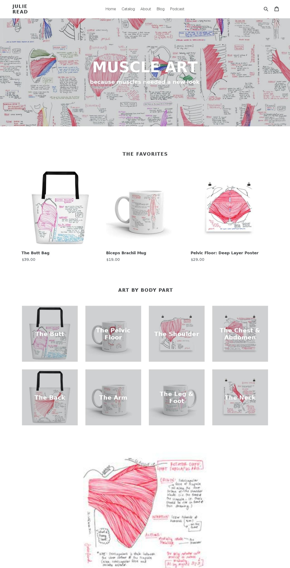 musclestothemasses.com — Shopify storefront screenshot