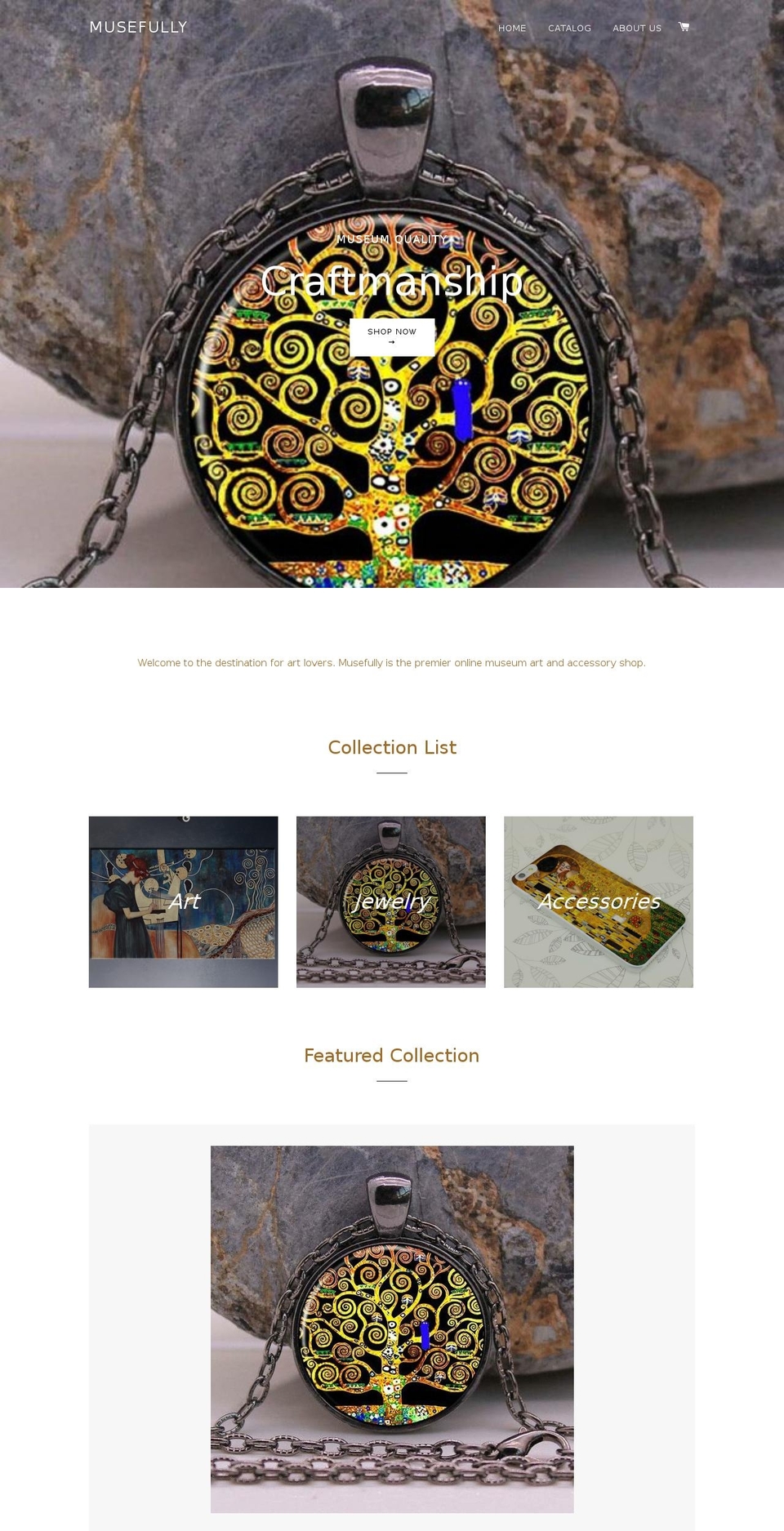 musefully.com shopify website screenshot