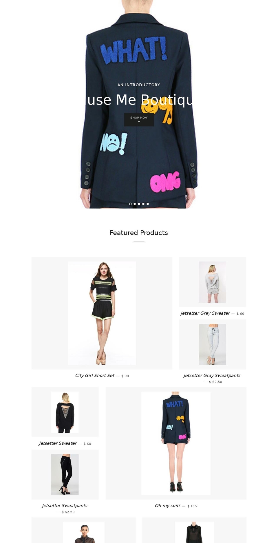 musemeboutique.com shopify website screenshot
