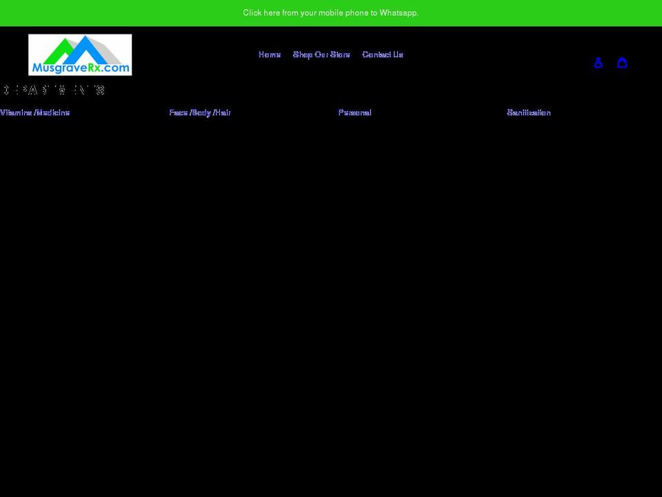 musgraverx.com shopify website screenshot