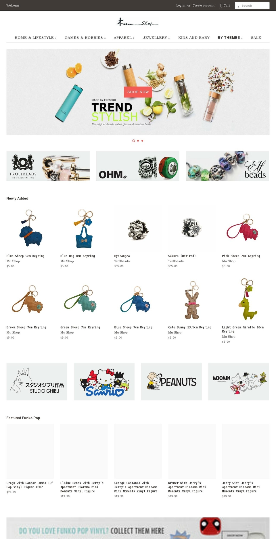 mushop.com.au shopify website screenshot