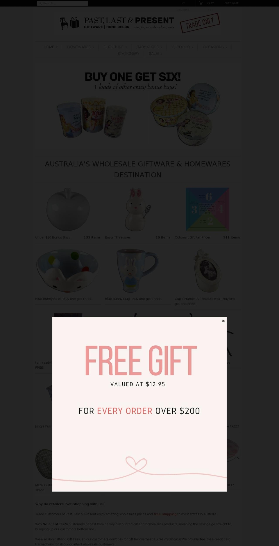 mushroomgiftware.com.au shopify website screenshot