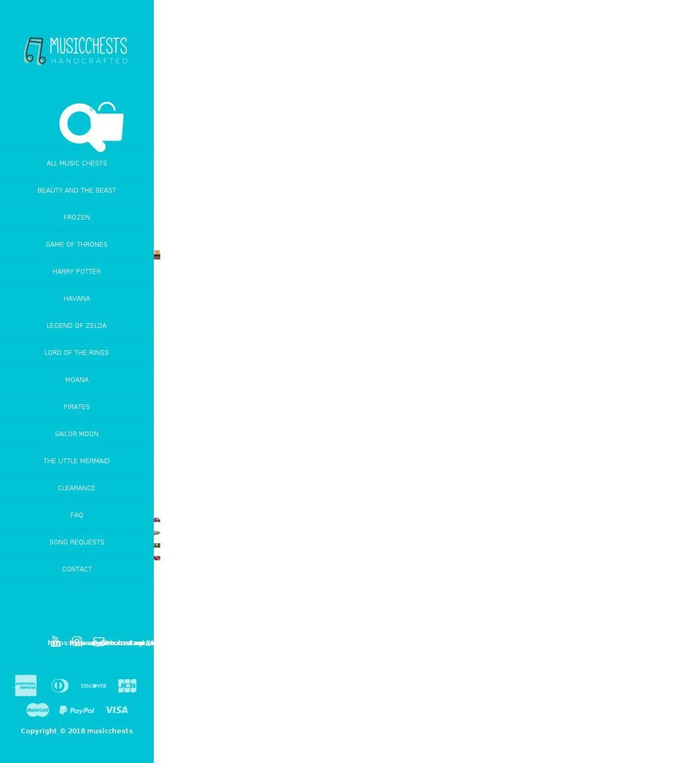 musicchests.com shopify website screenshot