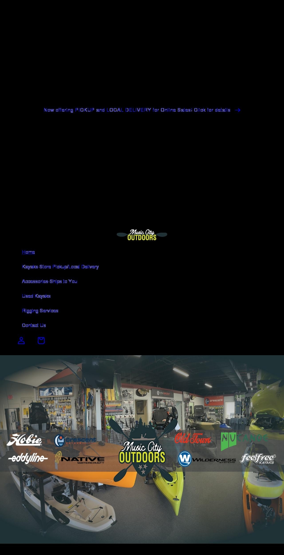 musiccityoutdoors.com shopify website screenshot