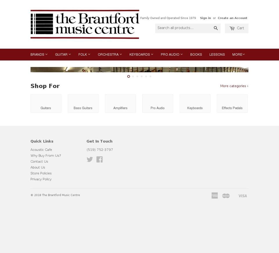 musicentre.com — Shopify storefront screenshot