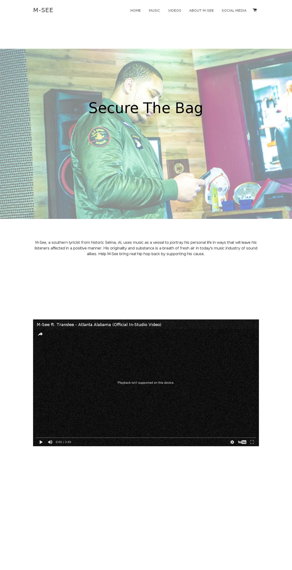 musicmade4soul.com shopify website screenshot