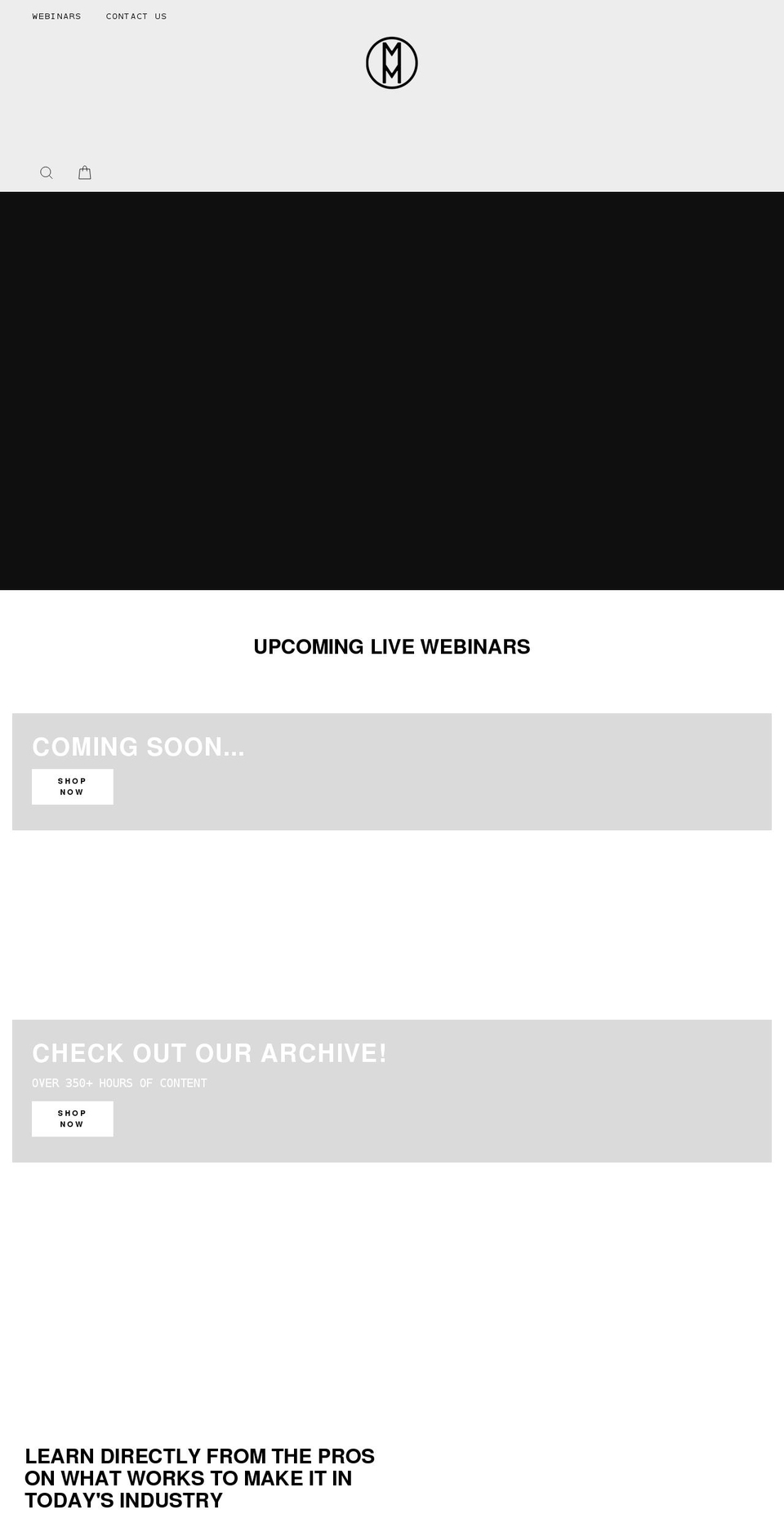 musicmentorsonline.com shopify website screenshot