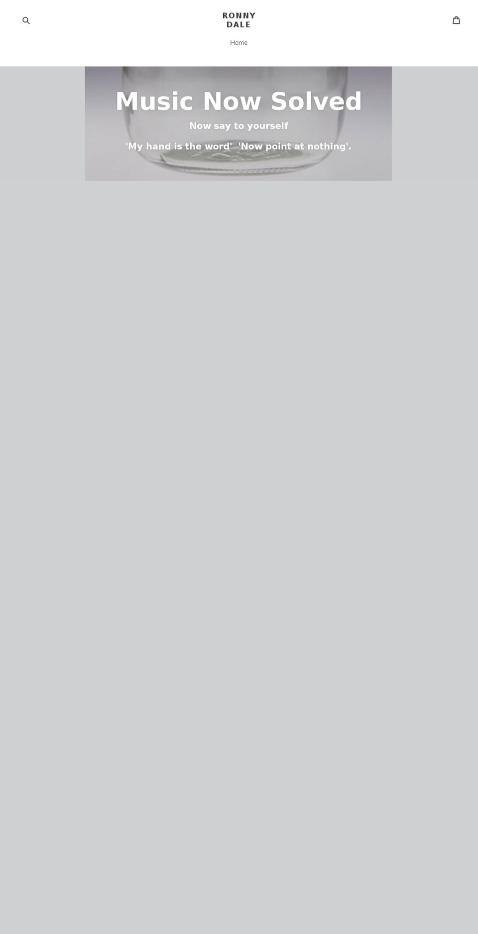 musicnowsolved.com — Shopify storefront screenshot