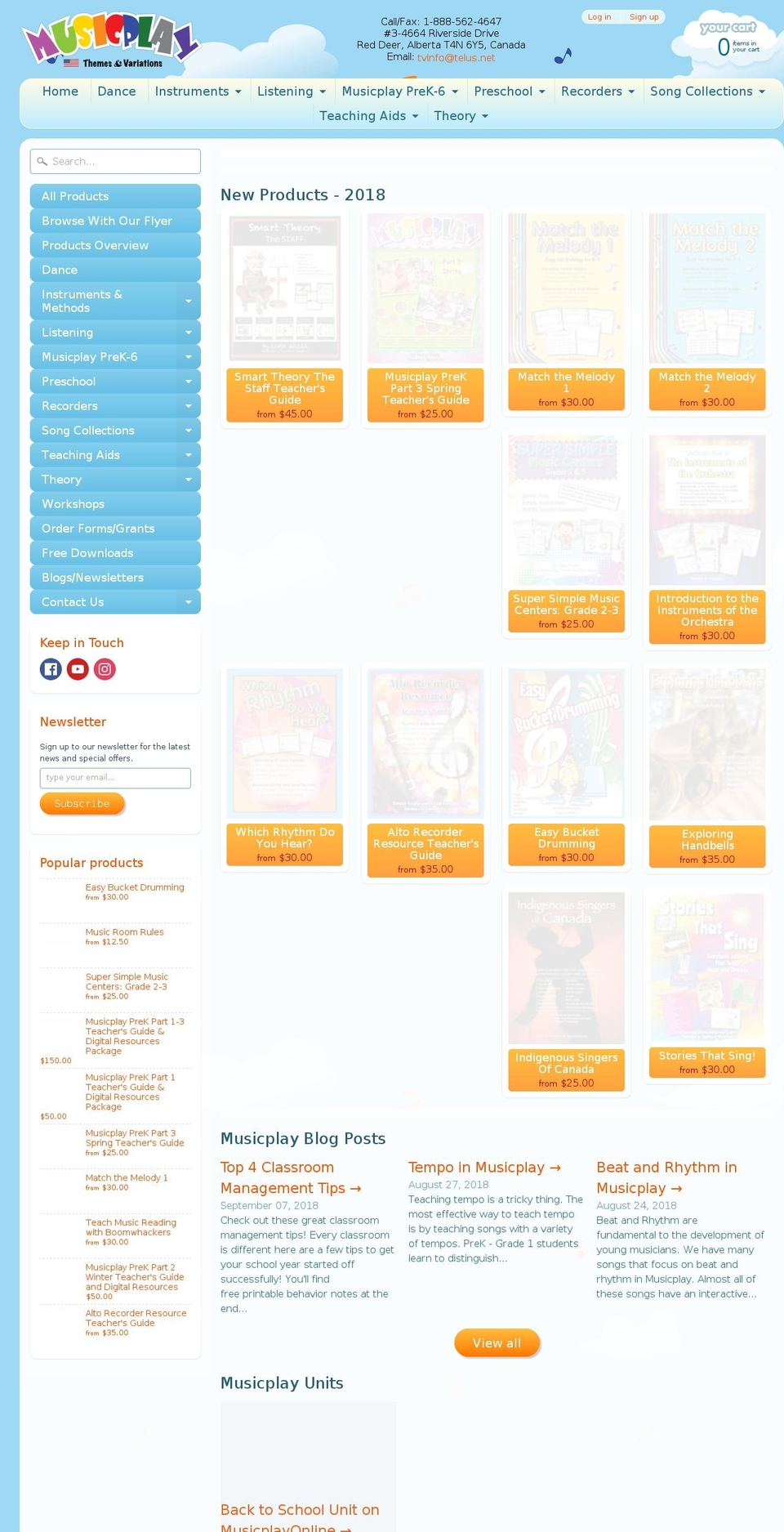 musicplayusa.com — Shopify storefront screenshot