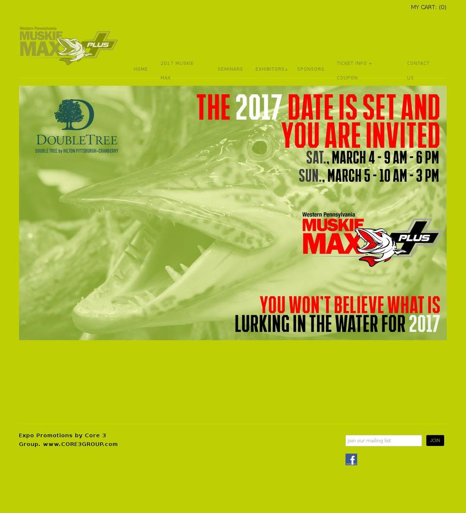 muskiemax.com shopify website screenshot