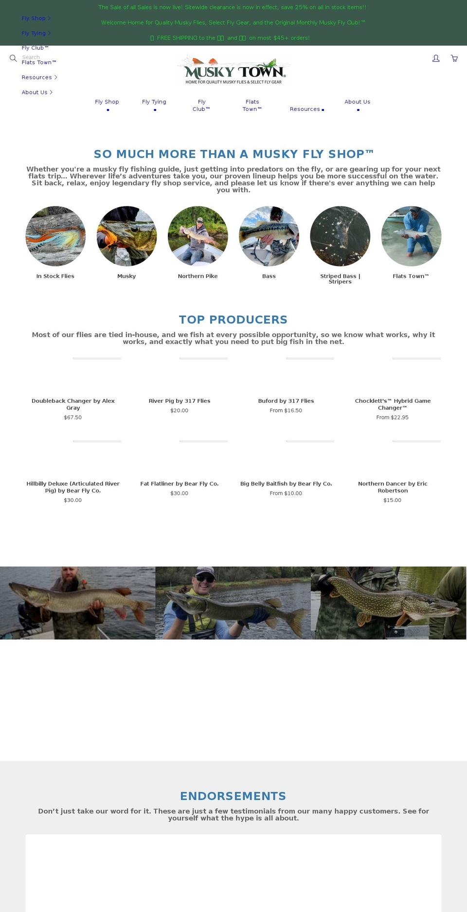 muskytown.com shopify website screenshot