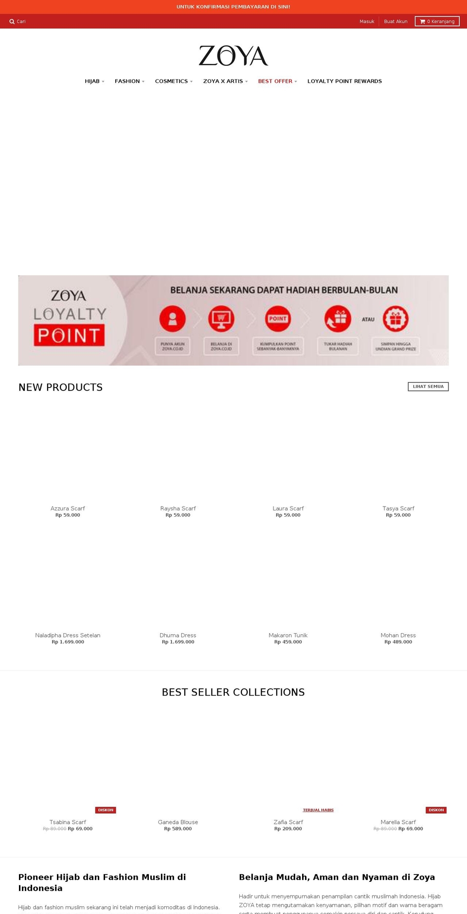 muslimahfest.com shopify website screenshot