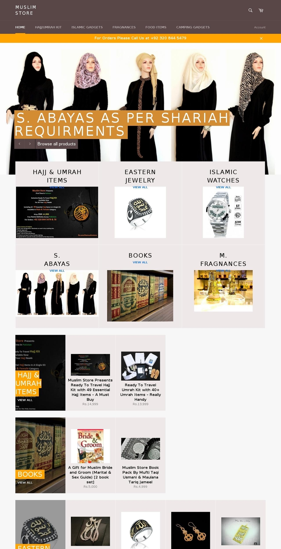 muslimstorepk.com shopify website screenshot