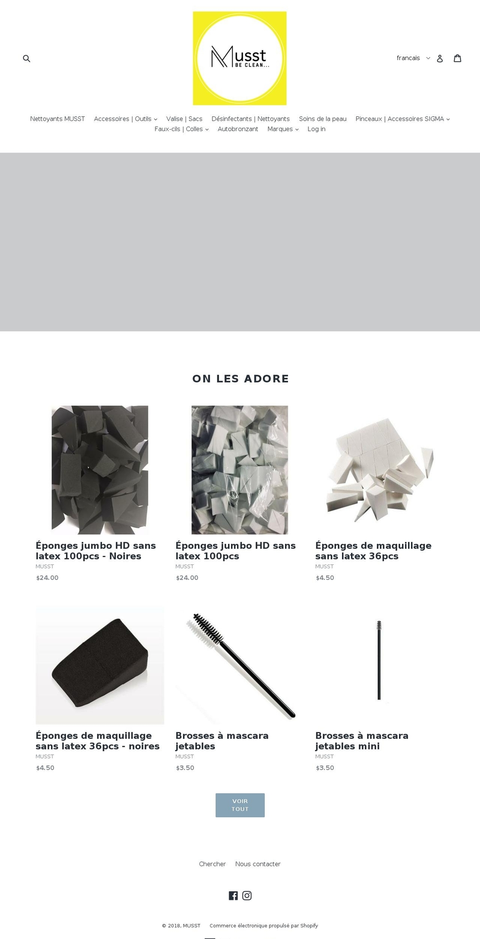 musst.ca shopify website screenshot