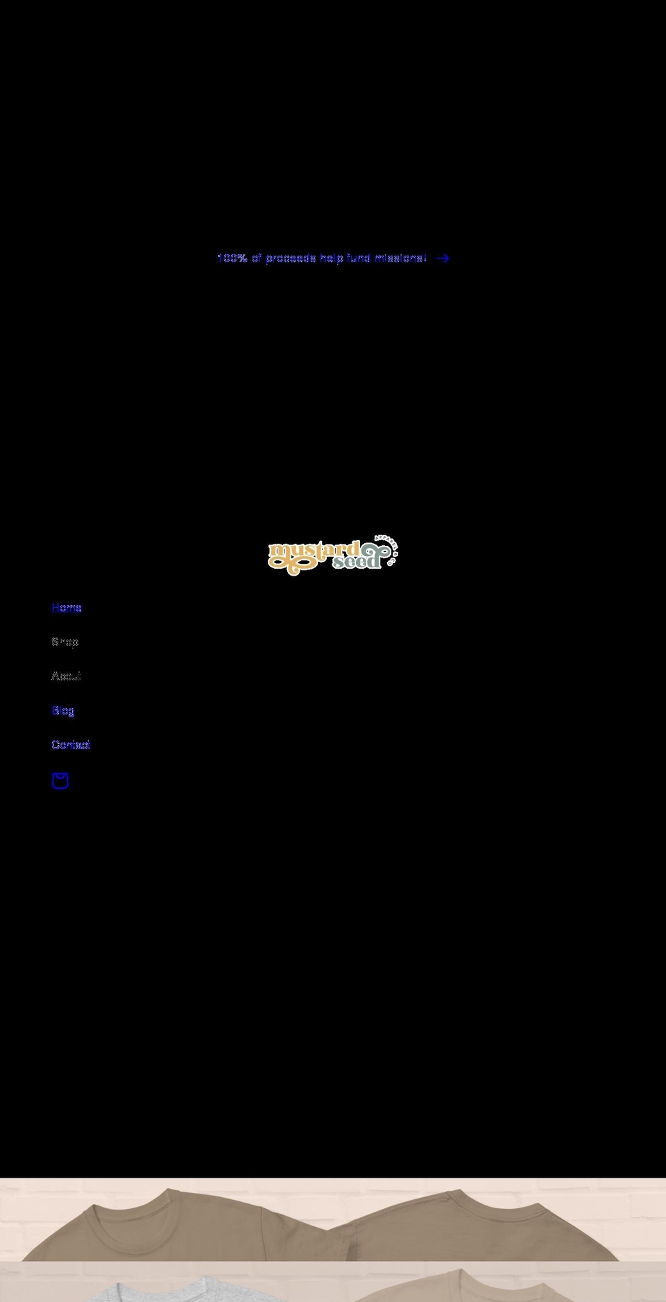 mustardseedapparelco.com shopify website screenshot