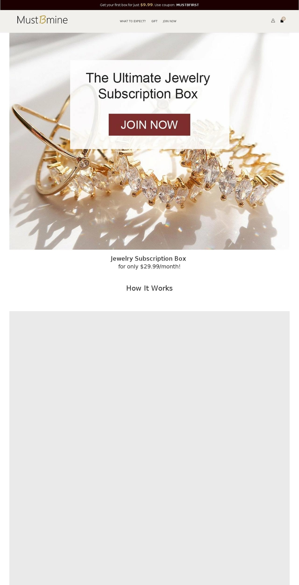 mustbmine.com shopify website screenshot