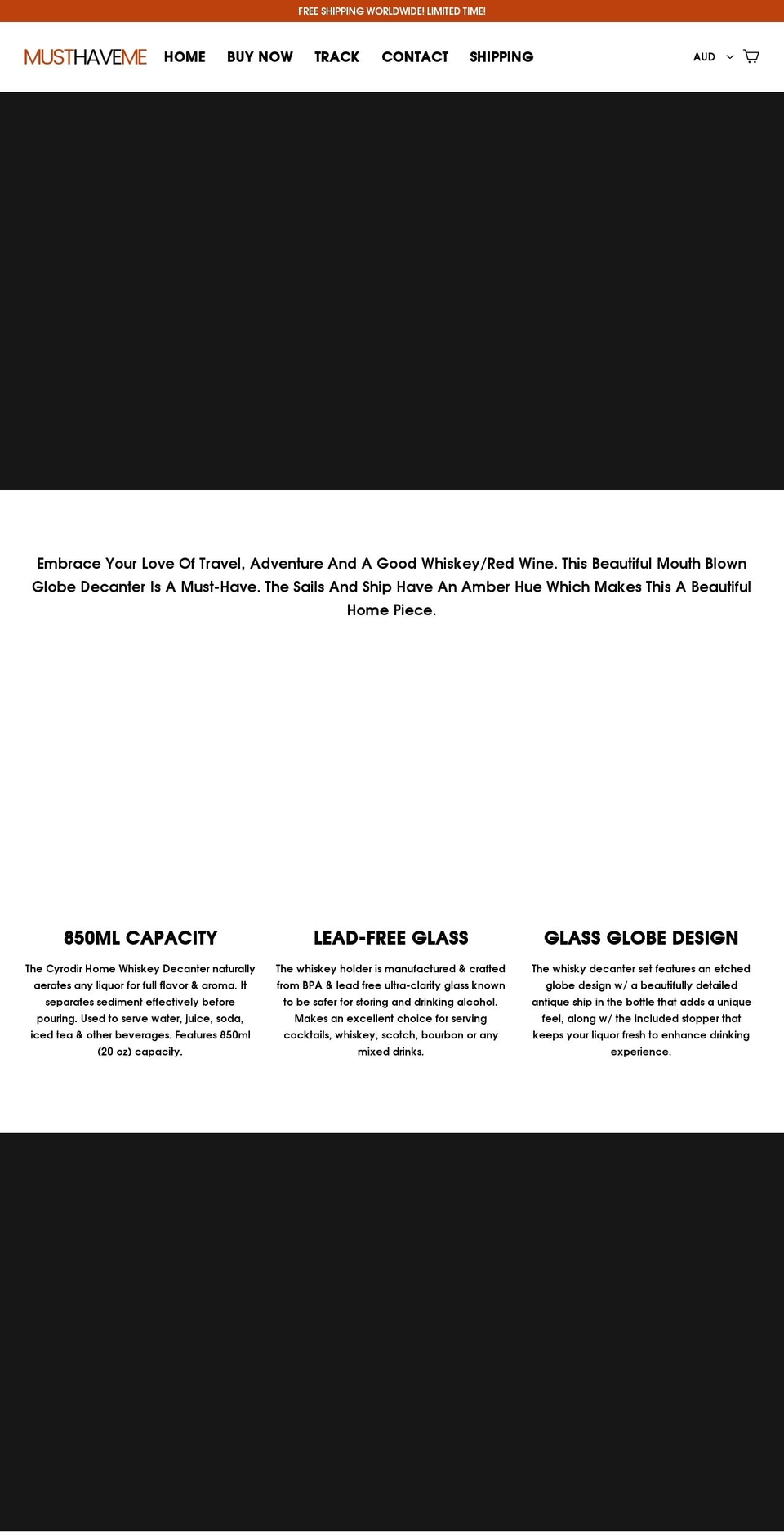 musthaveme.com shopify website screenshot