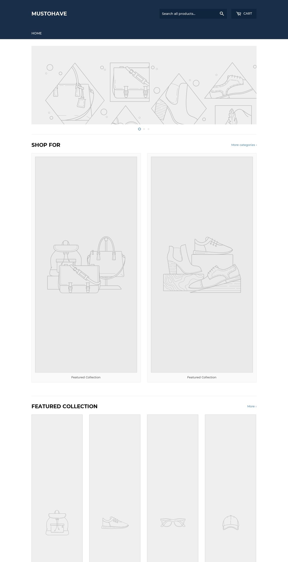 mustohave.com — Shopify storefront screenshot