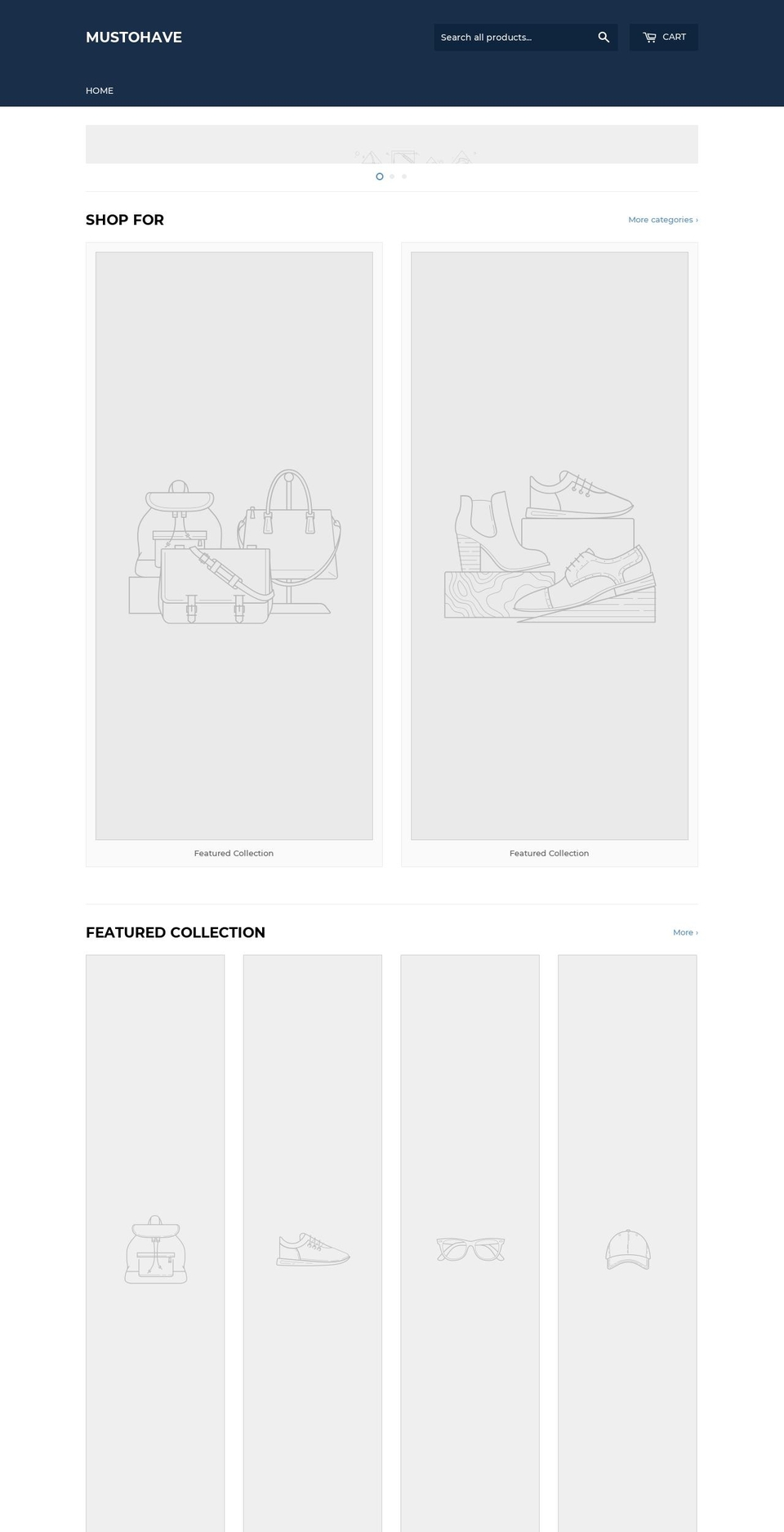 musttohave.com — Shopify storefront screenshot