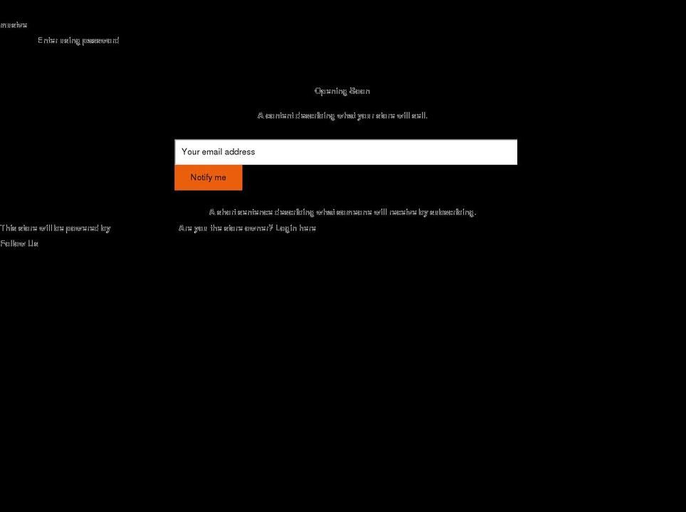 mustve.com shopify website screenshot