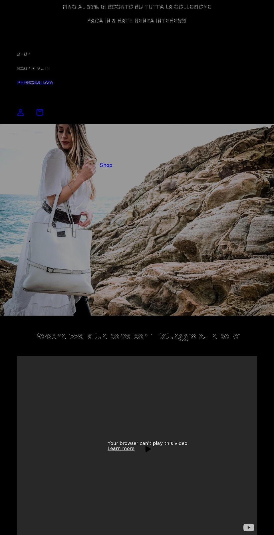 muth-bags.com shopify website screenshot