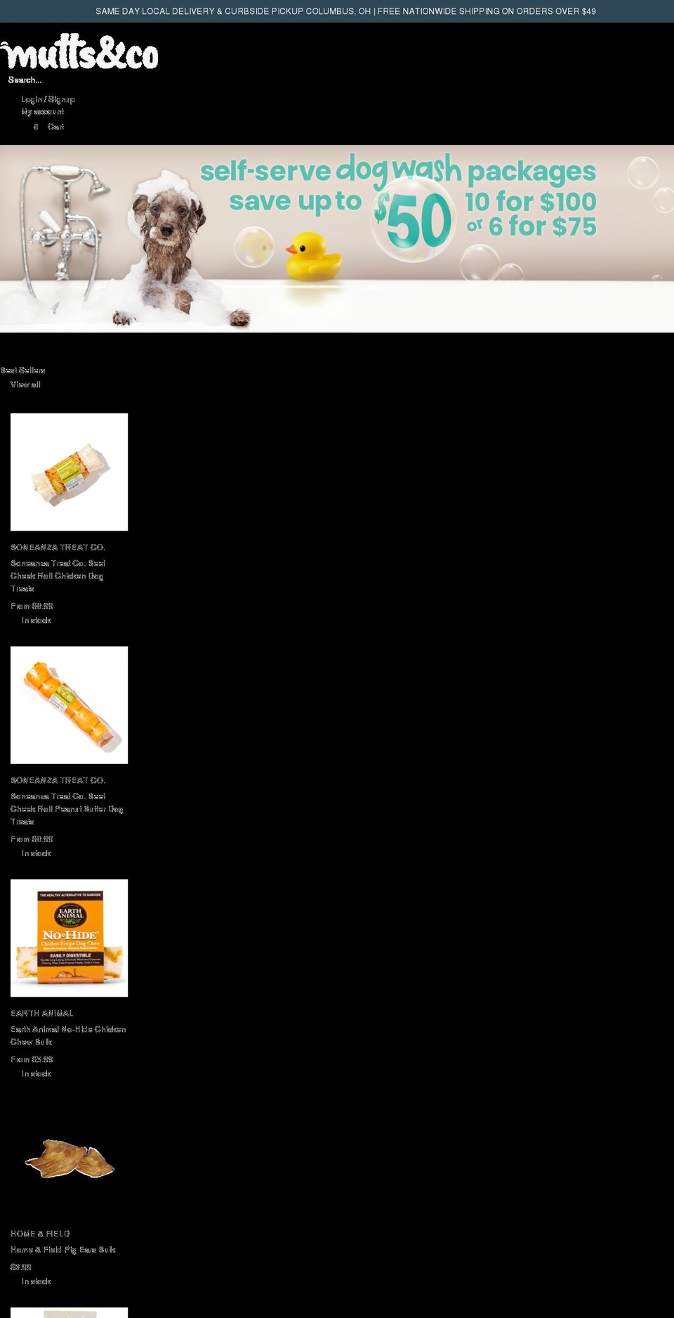 muttsandco.com shopify website screenshot