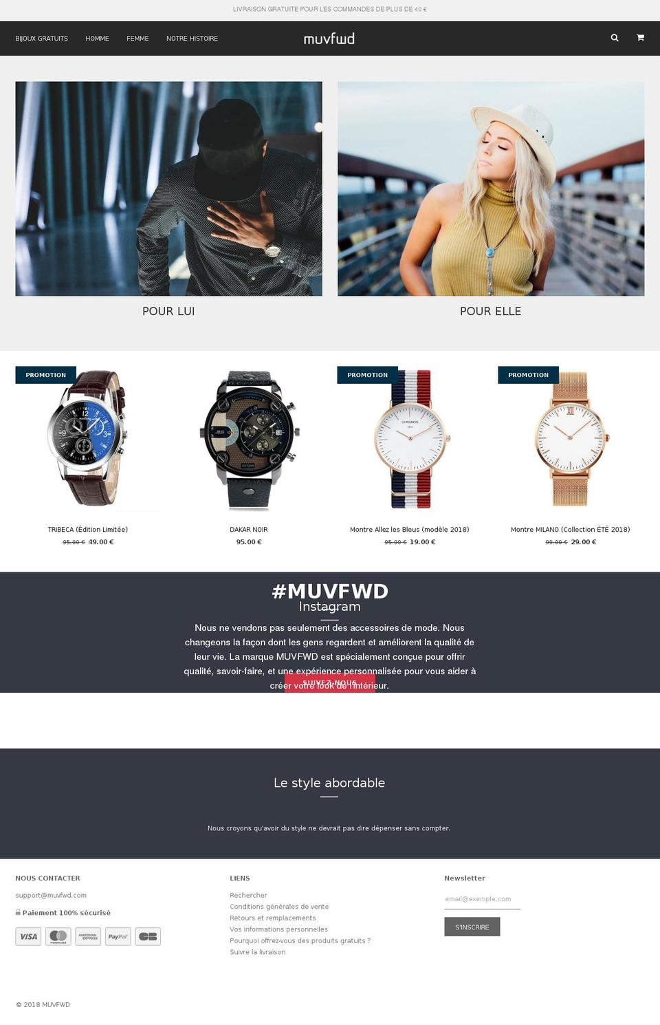muvfwd.com shopify website screenshot