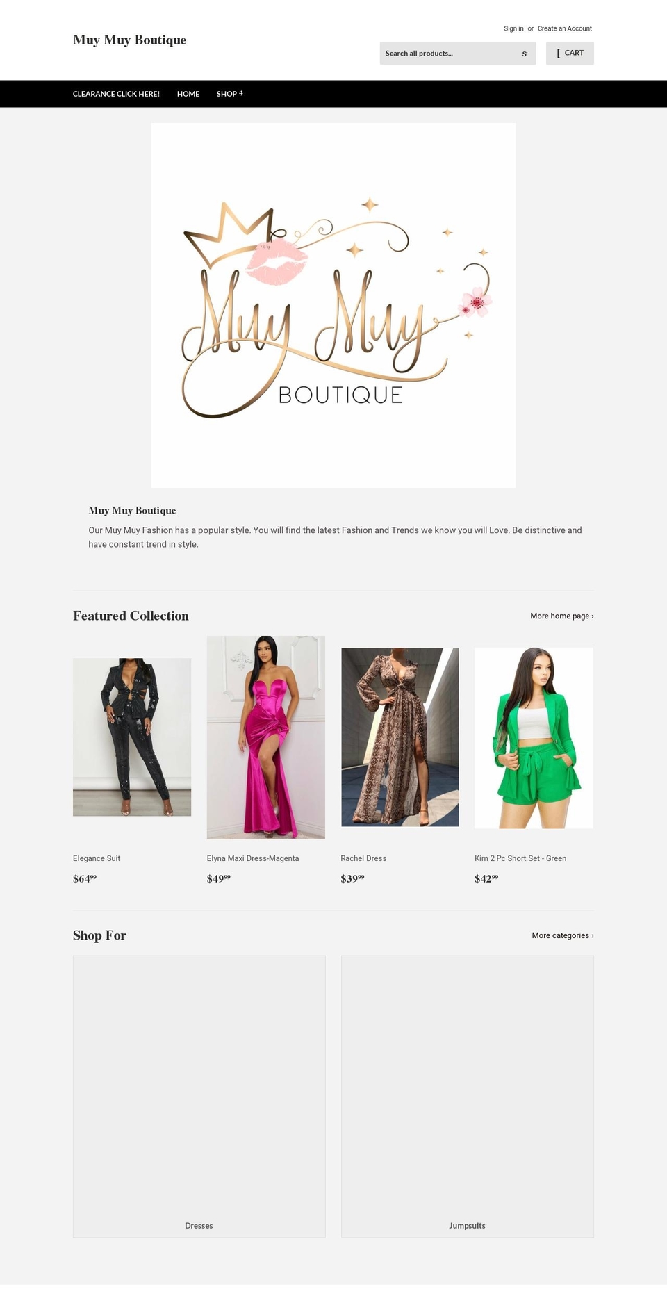 muymuyboutique.com shopify website screenshot