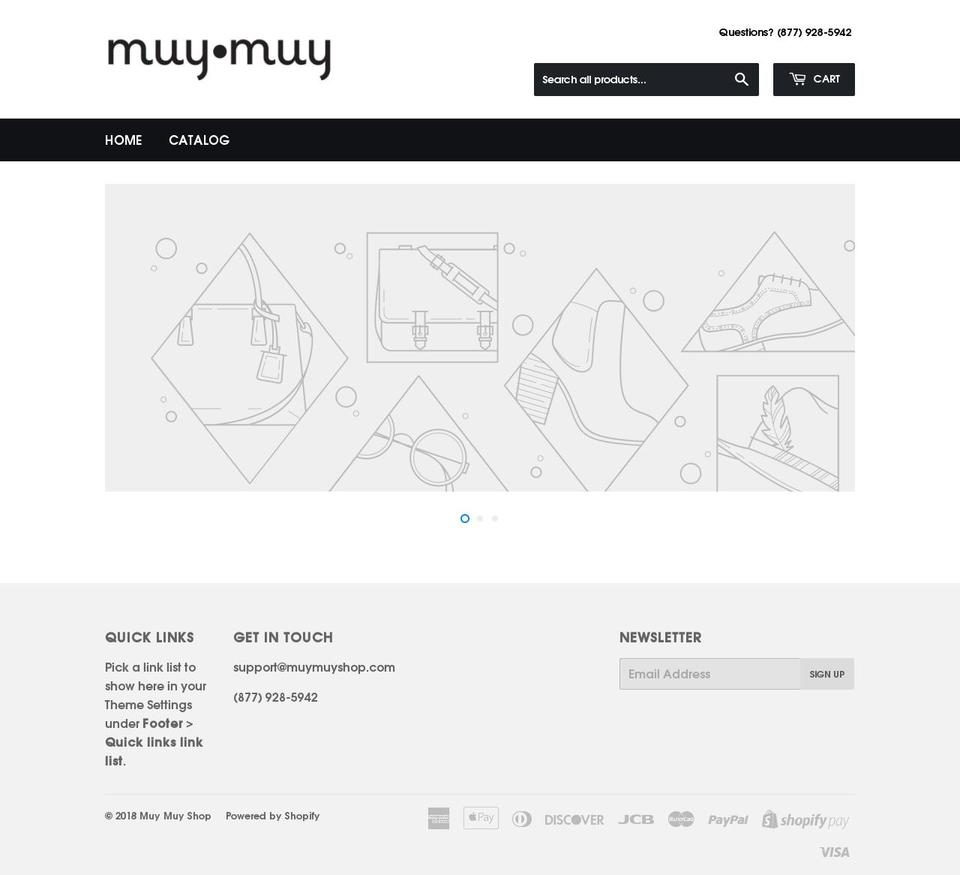muymuyshop.com — Shopify storefront screenshot