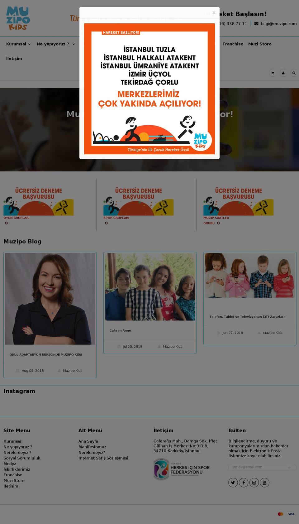 muzipo.com shopify website screenshot