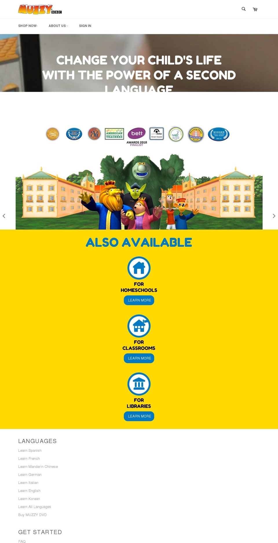 muzzybbc.co.uk shopify website screenshot