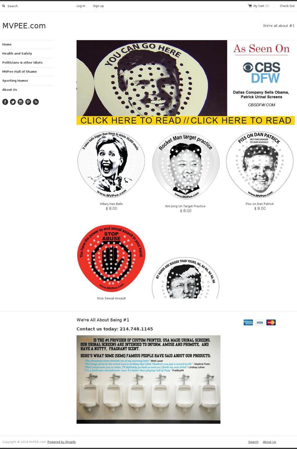 mvpee.com — Shopify storefront screenshot