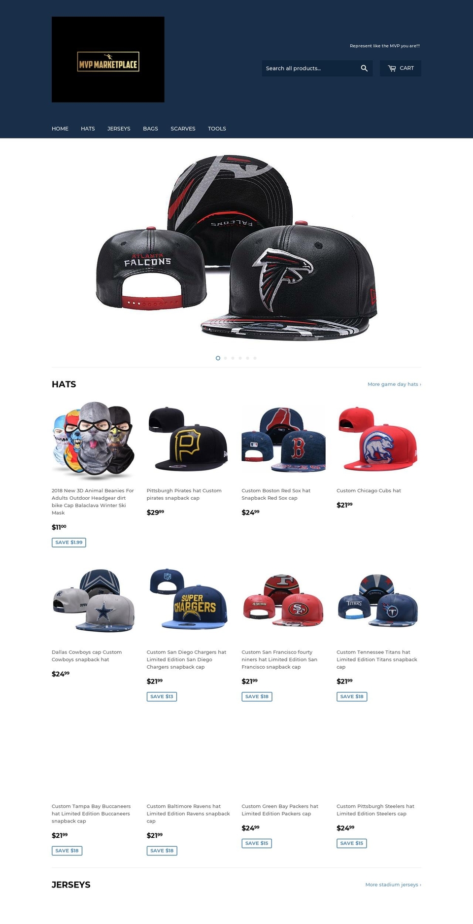 mvpmarketplace.com — Shopify storefront screenshot