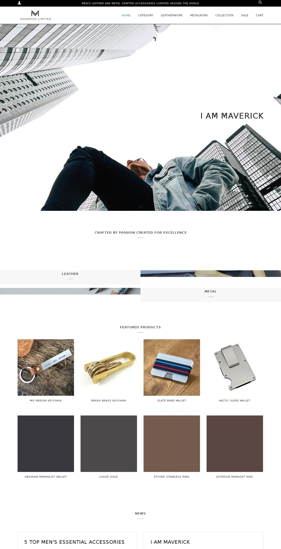 mvrklimited.com — Shopify storefront screenshot