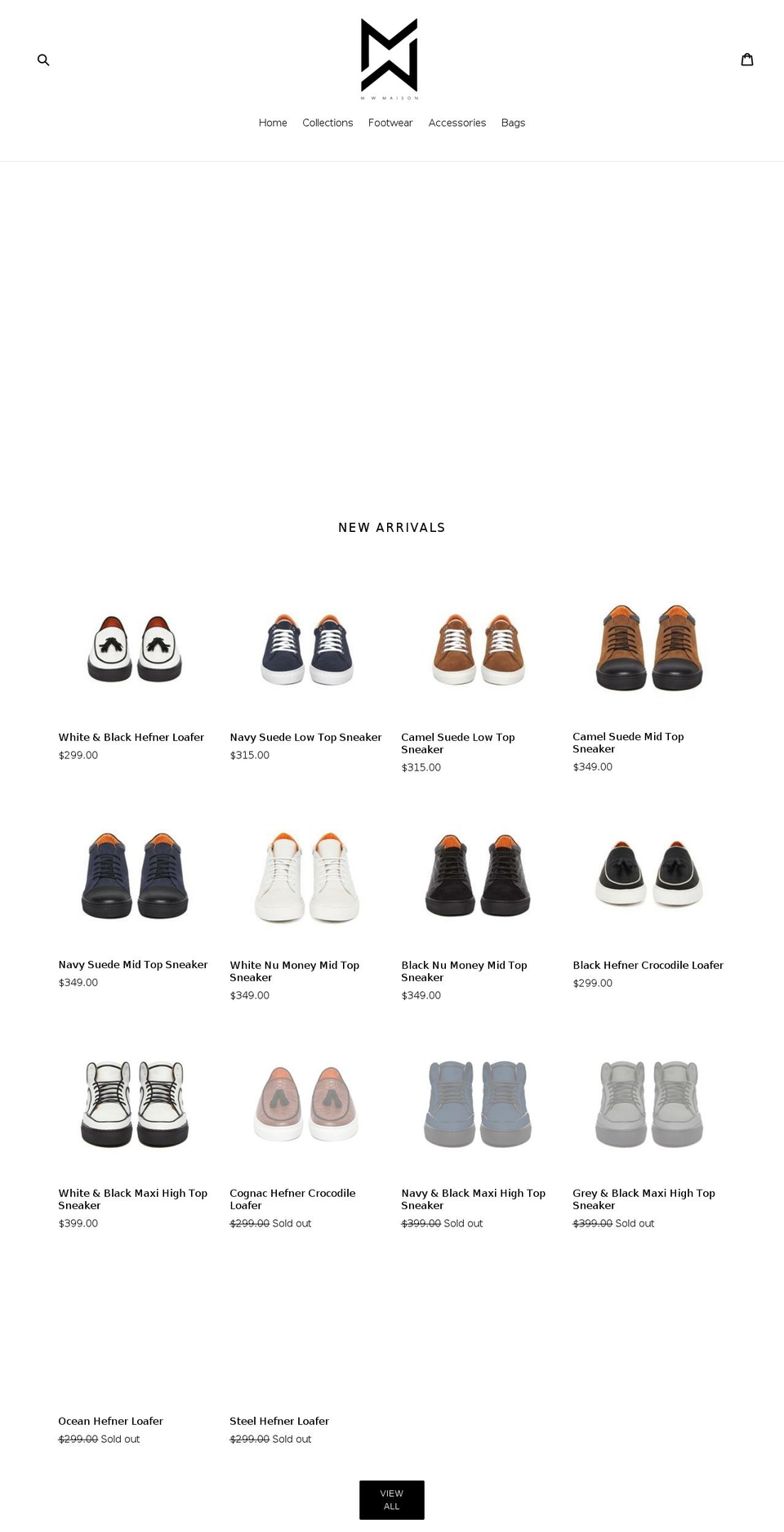 mwmaison.com shopify website screenshot
