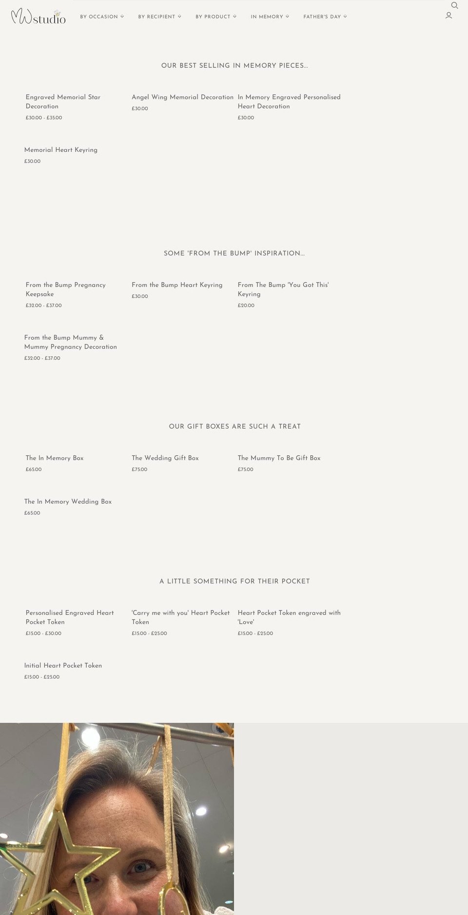 mwstudio.co.uk shopify website screenshot
