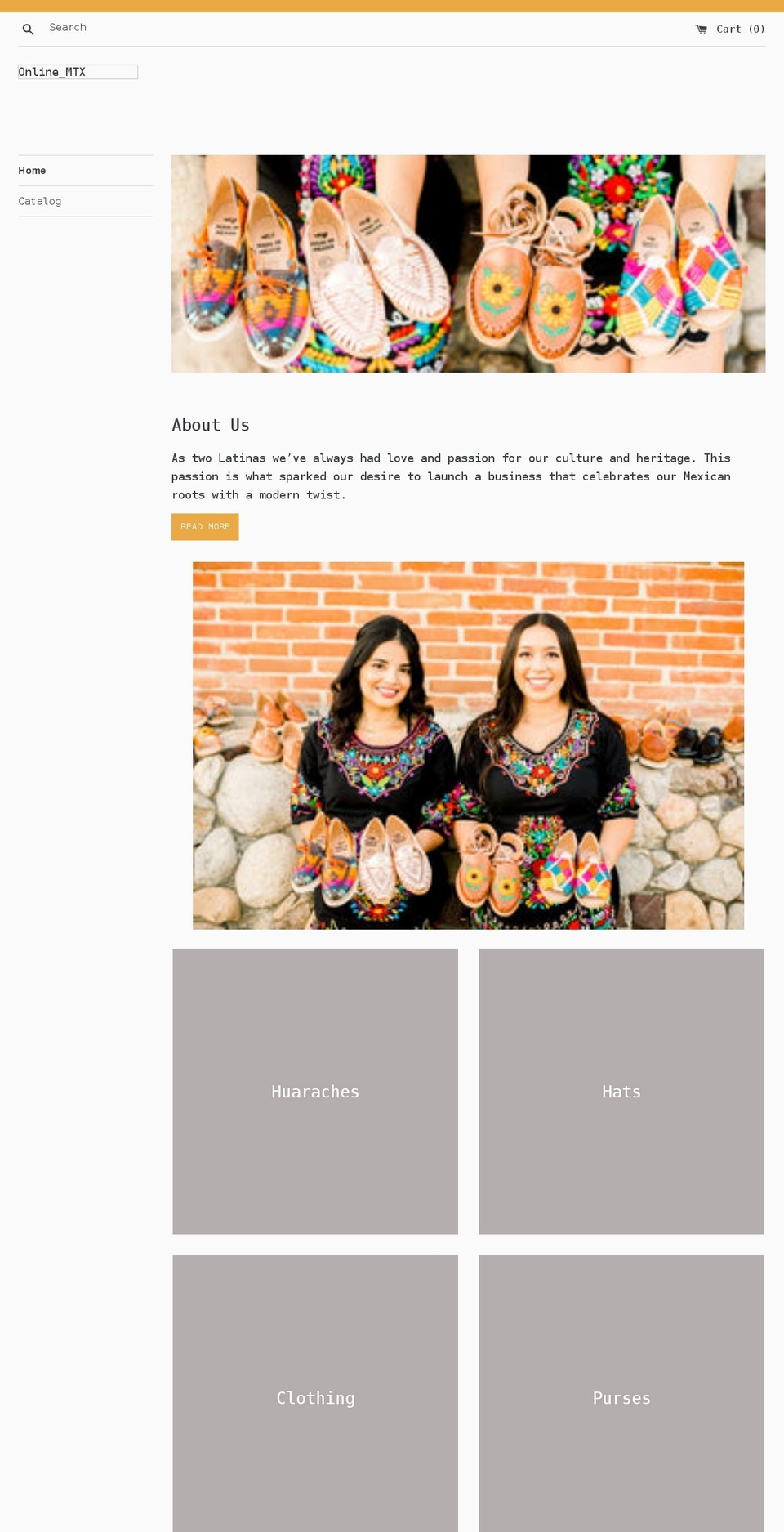 mxtradixional.com shopify website screenshot