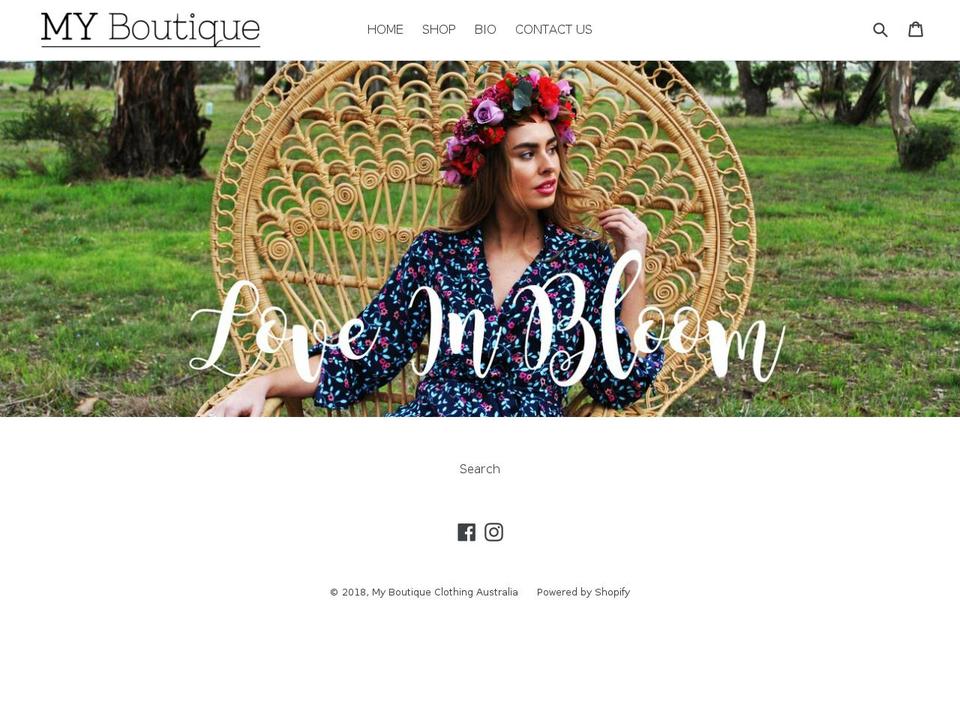 my-boutique.com.au shopify website screenshot