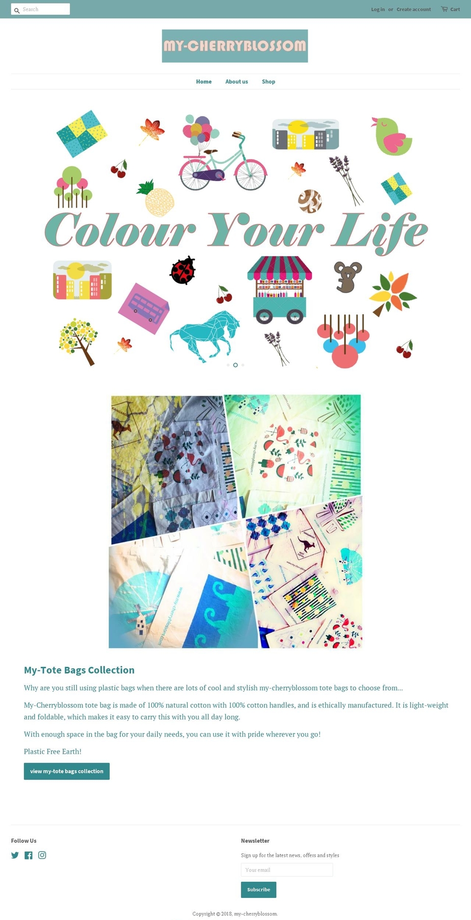 my-cherryblossom.com — Shopify storefront screenshot