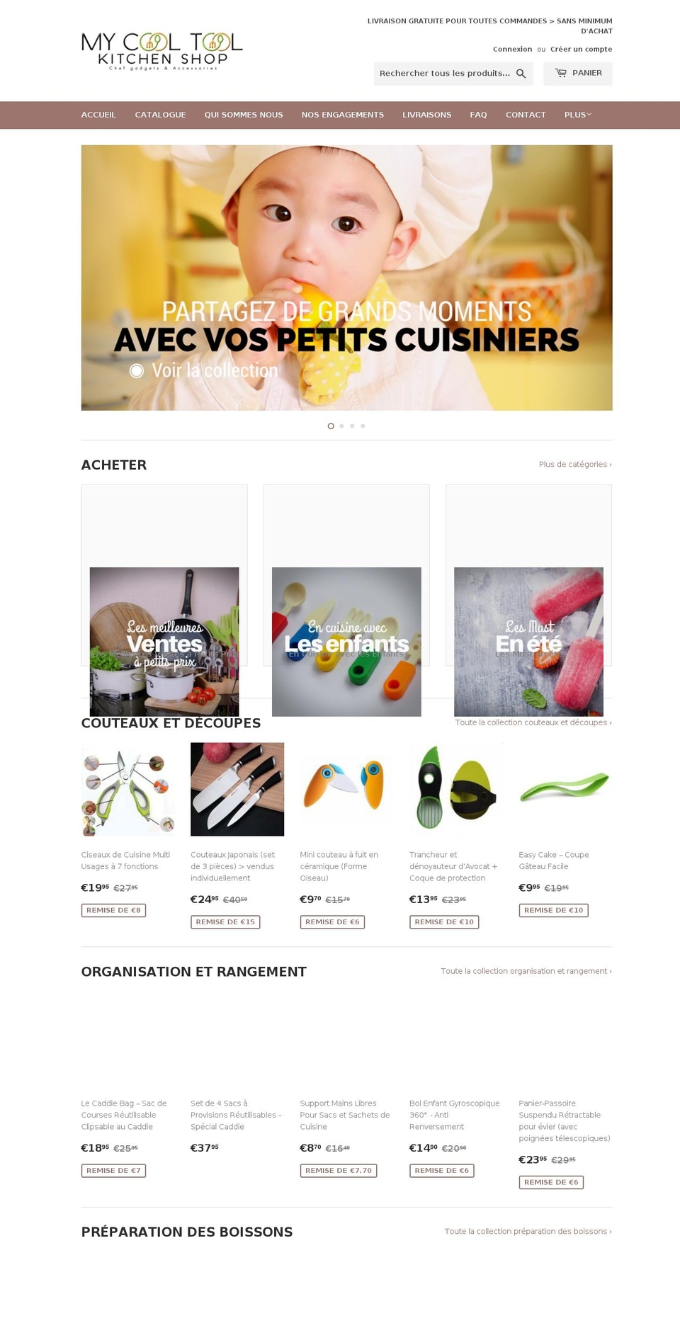 my-cool-tool.com — Shopify storefront screenshot