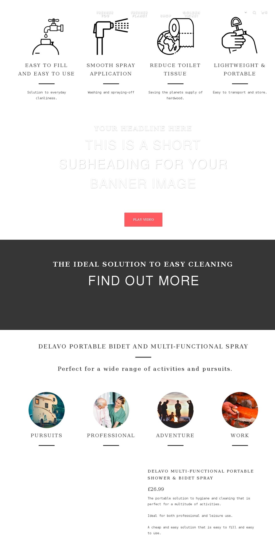 my-delavo.com shopify website screenshot