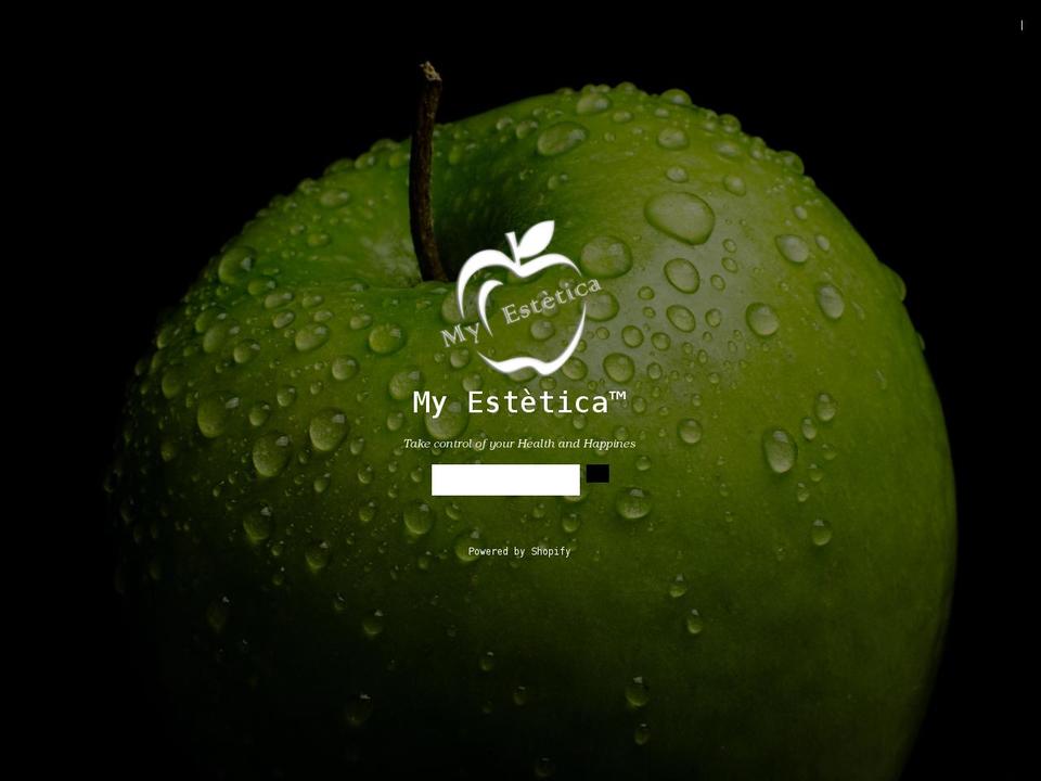 my-estetica.com shopify website screenshot