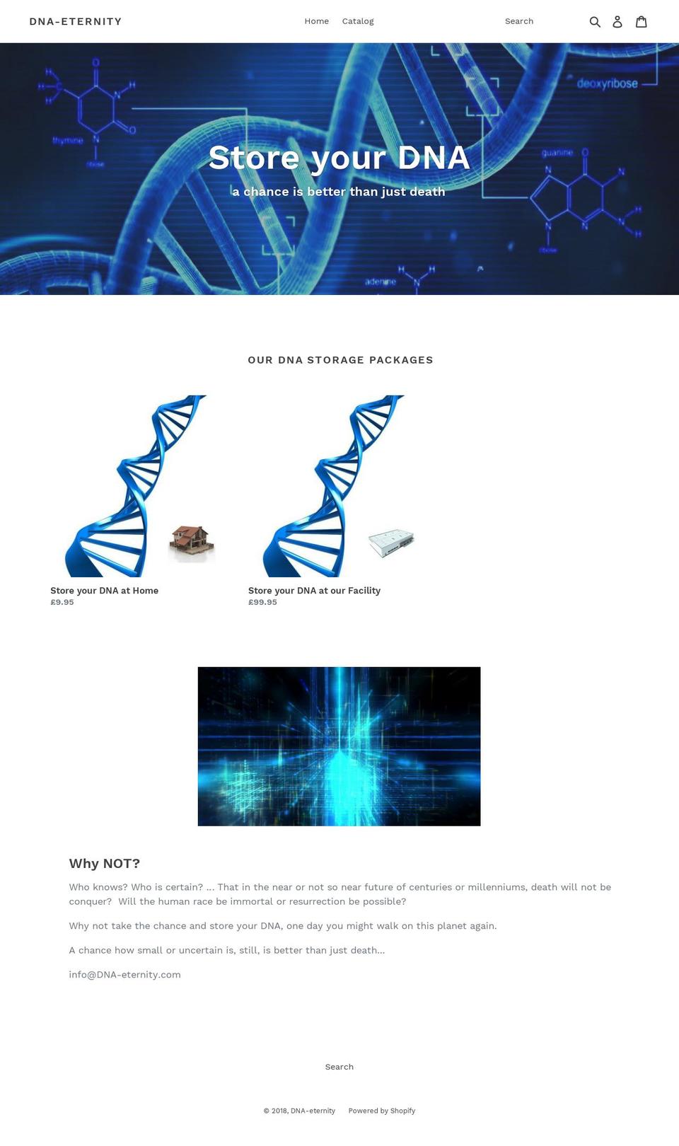 my-eternity.com — Shopify storefront screenshot