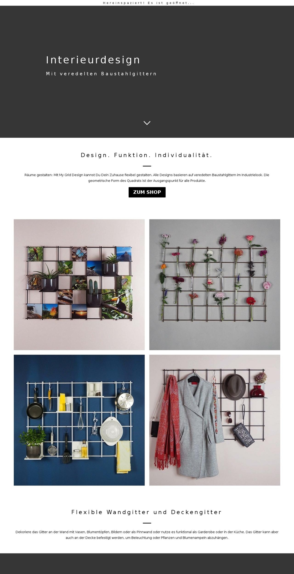 my-grid-design.com — Shopify storefront screenshot