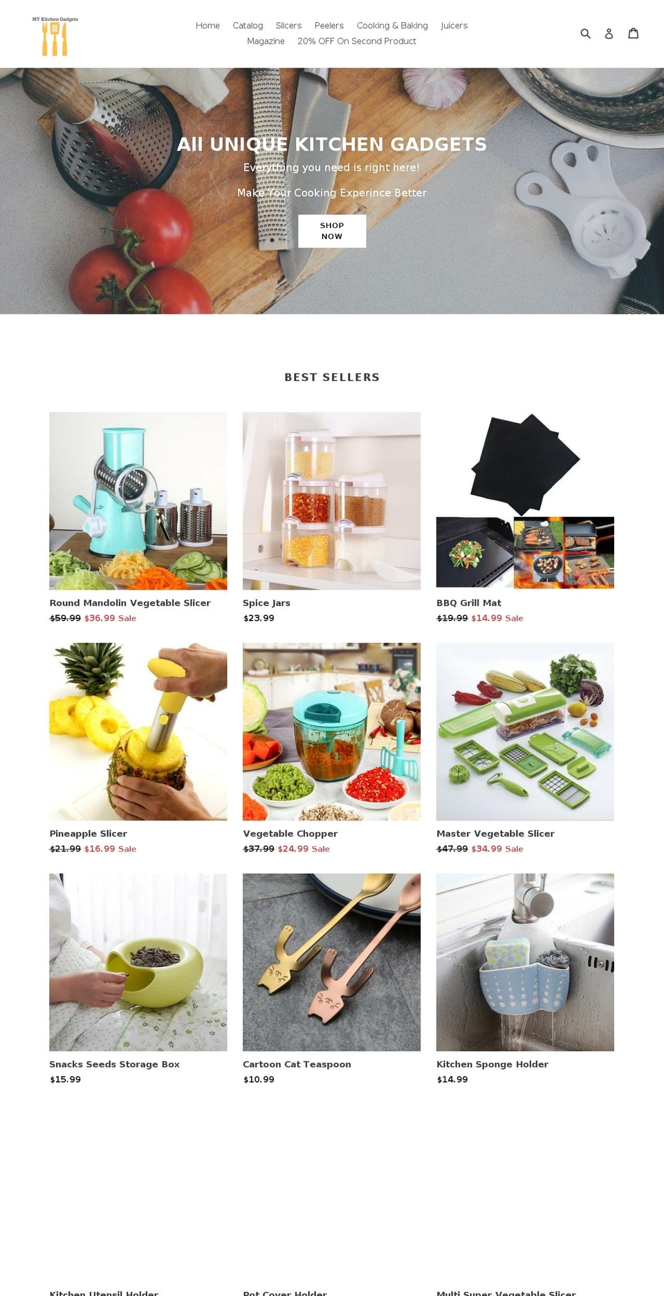 my-kitchengadgets.com shopify website screenshot