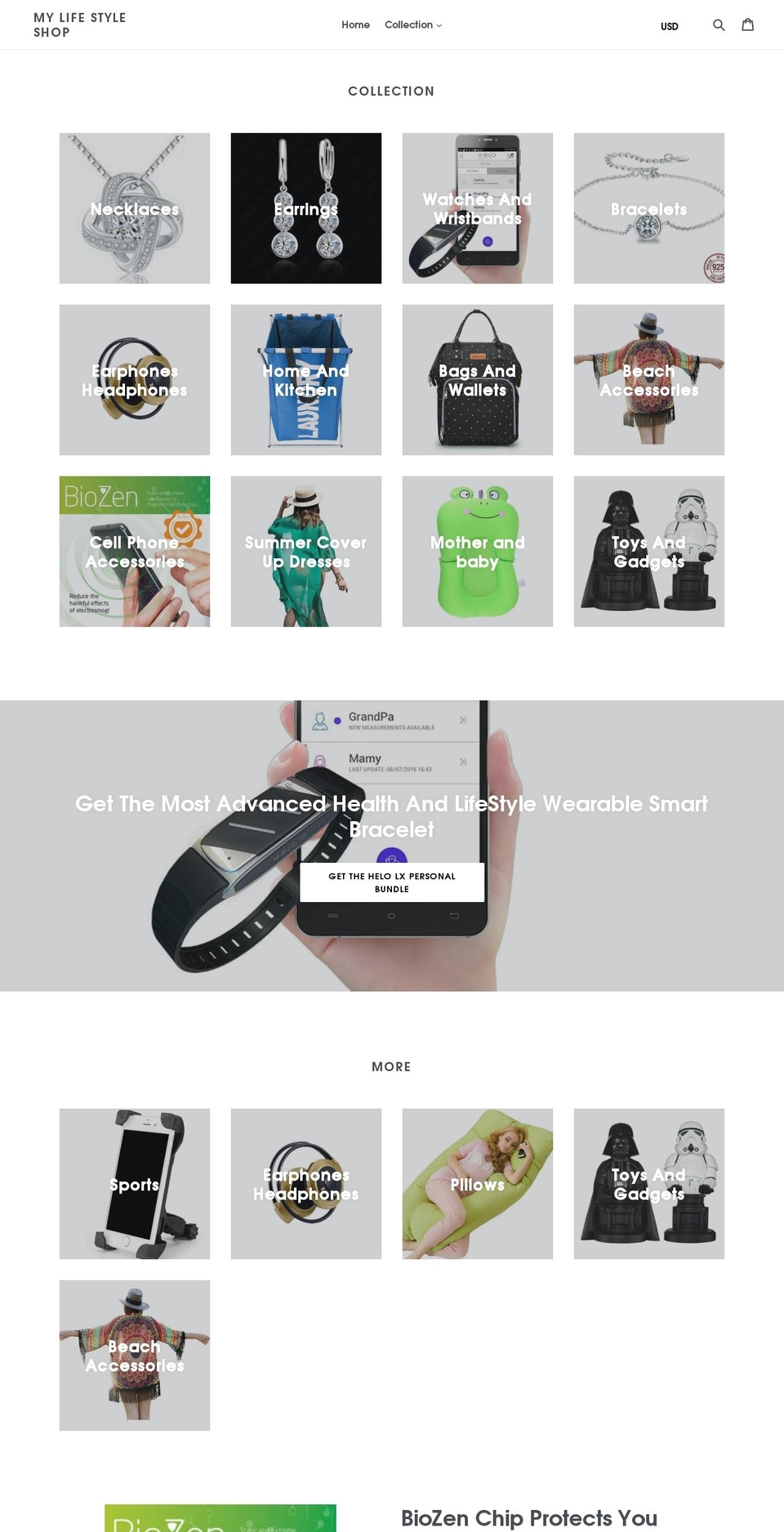 my-life-style-shop.com — Shopify storefront screenshot