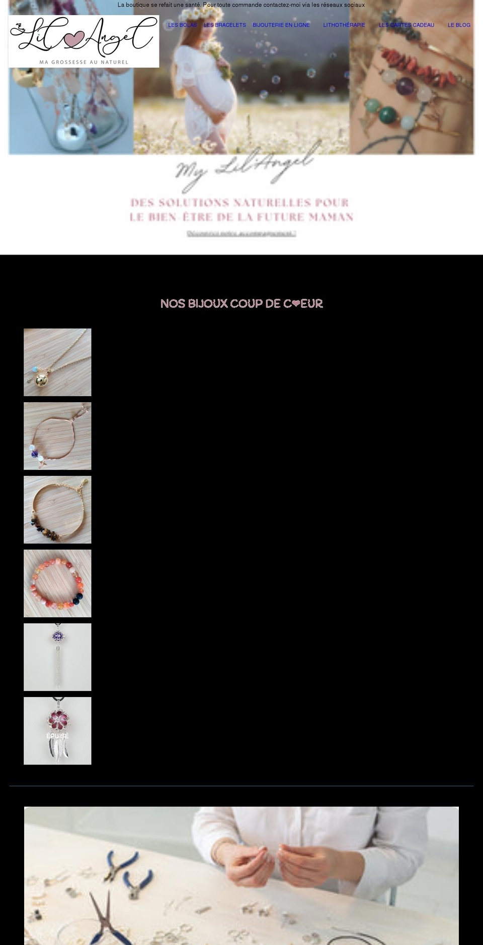 my-lilangel.com shopify website screenshot