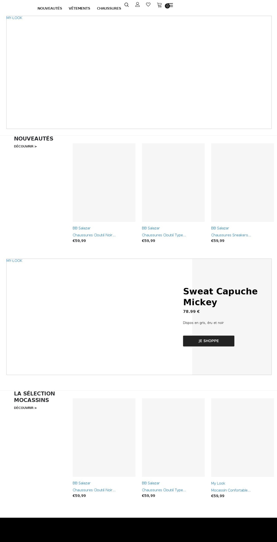 my-look.eu shopify website screenshot